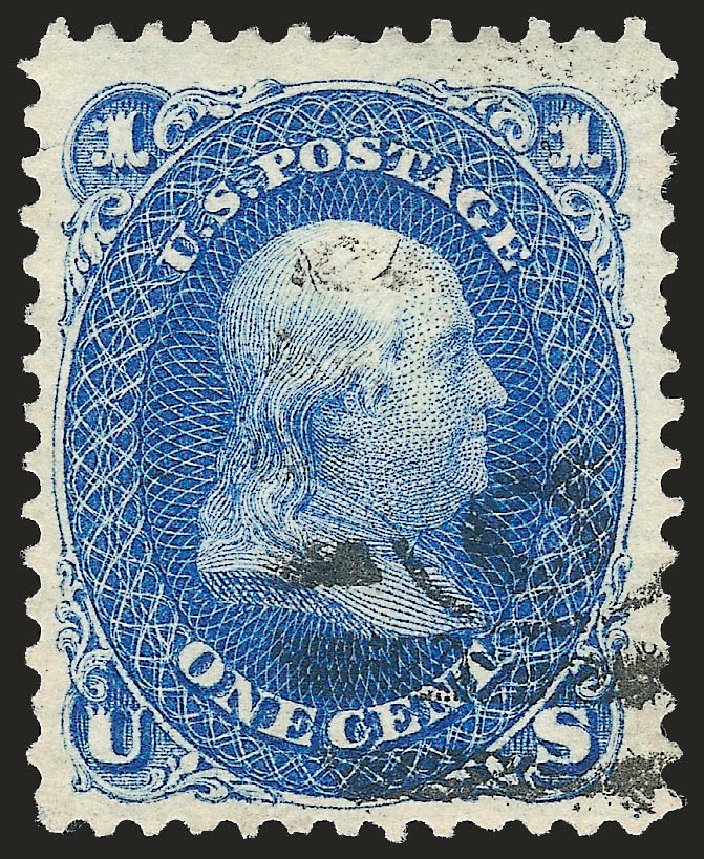 Prices of US Stamp Scott Cat. 102 - 1c 1875 Franklin Without Grill. Robert Siegel Auction Galleries, Jun 2010, Sale 992, Lot 2168