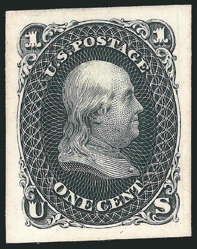 Price of US Stamp Scott #102: 1c 1875 Franklin Without Grill. Robert Siegel Auction Galleries, Apr 2014, Sale 1068, Lot 64
