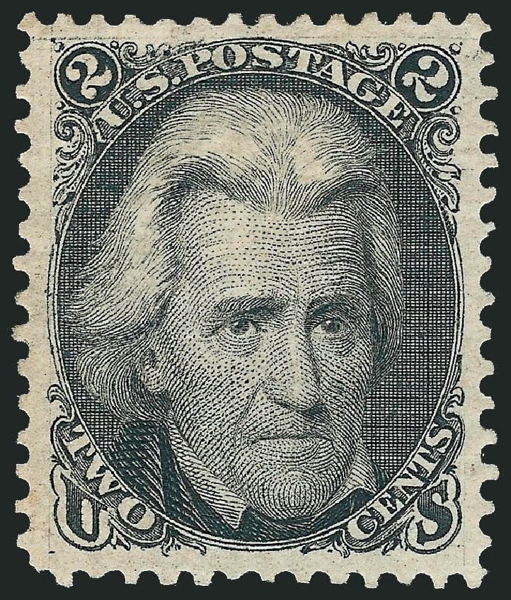 Values of US Stamp Scott 103 - 2c 1875 Jackson Without Grill. Robert Siegel Auction Galleries, Nov 2013, Sale 1057, Lot 667