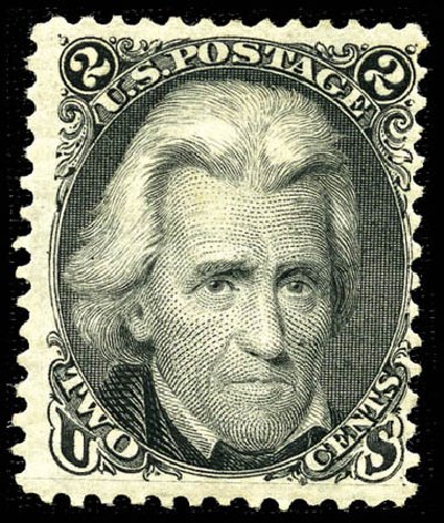 Cost of US Stamp Scott Catalog # 103: 1875 2c Jackson Without Grill. Matthew Bennett International, Feb 2012, Sale 340, Lot 198