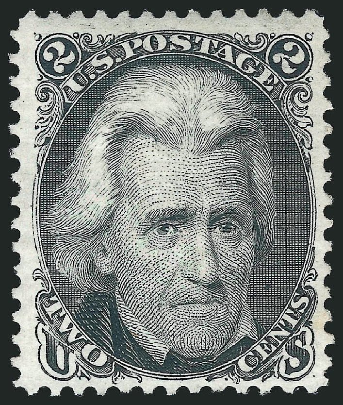 US Stamps Price Scott Catalogue #103: 1875 2c Jackson Without Grill. Robert Siegel Auction Galleries, Mar 2013, Sale 1040, Lot 1349