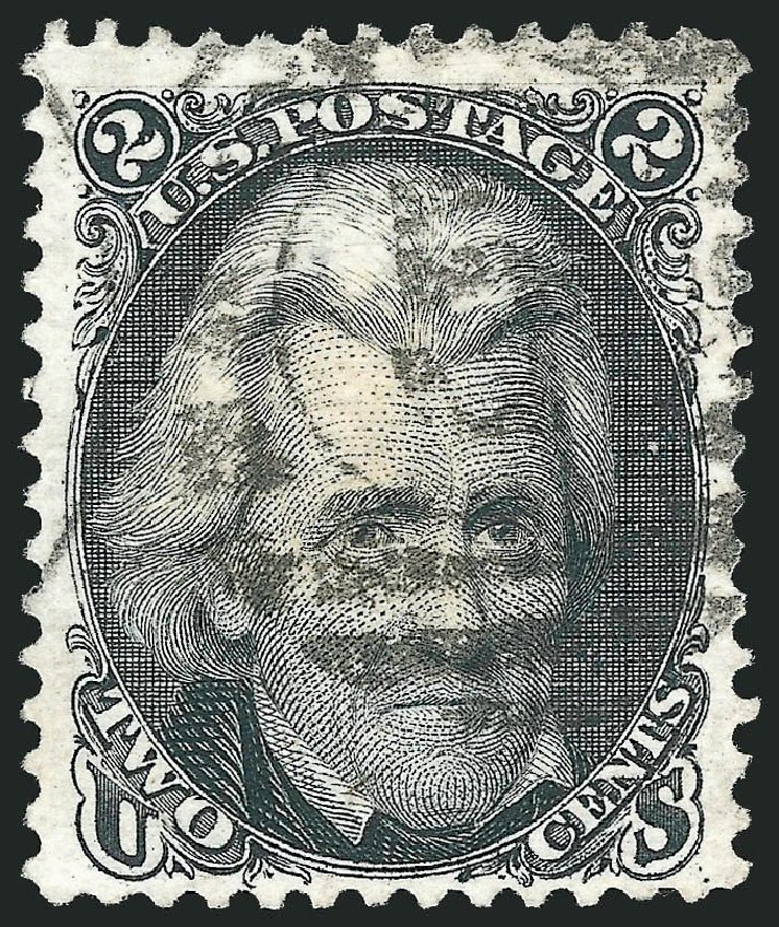 Prices of US Stamp Scott Catalog #103 - 2c 1875 Jackson Without Grill. Robert Siegel Auction Galleries, Nov 2014, Sale 1084, Lot 3301