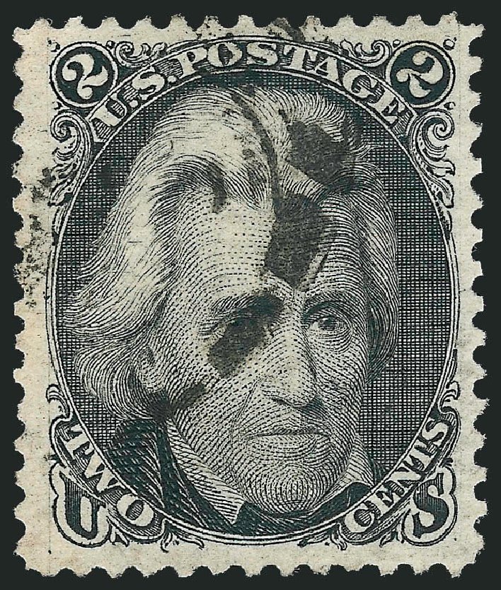 Costs of US Stamp Scott Catalog # 103 - 2c 1875 Jackson Without Grill. Robert Siegel Auction Galleries, Jun 2011, Sale 1010, Lot 54