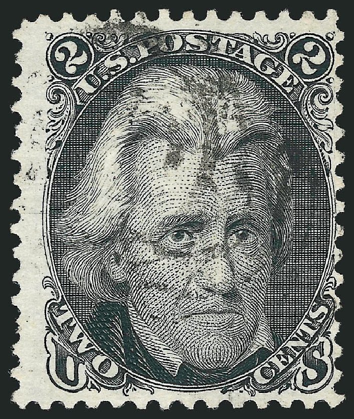 Values of US Stamp Scott # 103: 2c 1875 Jackson Without Grill. Robert Siegel Auction Galleries, Dec 2008, Sale 967, Lot 4214