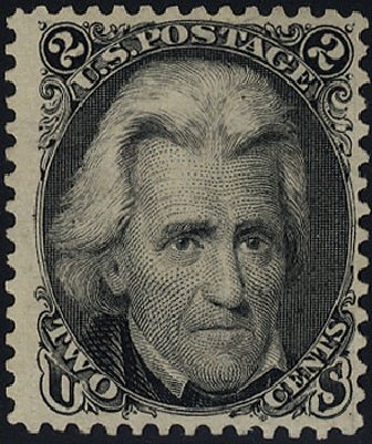 Cost of US Stamp Scott #103 - 2c 1875 Jackson Without Grill. Cherrystone Auctions, May 2008, Sale 200805, Lot 142