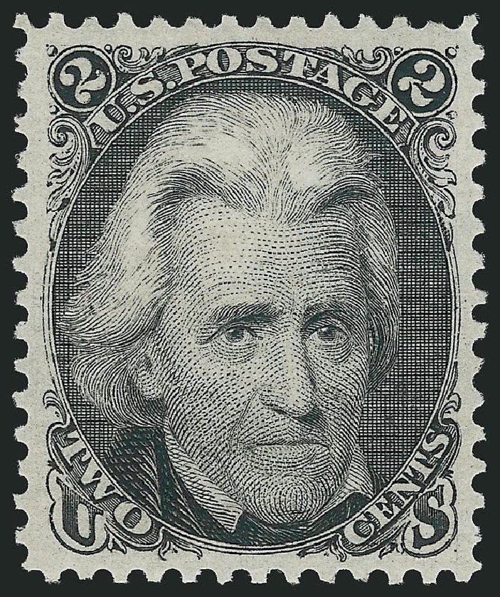 Prices of US Stamp Scott Catalog #103 - 2c 1875 Jackson Without Grill. Robert Siegel Auction Galleries, Dec 2014, Sale 1090, Lot 1242