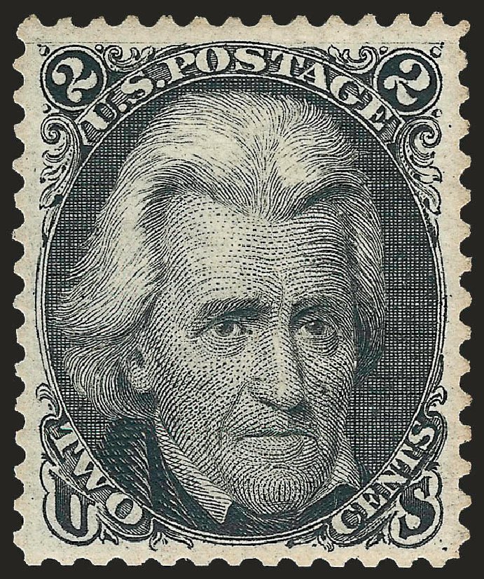 Costs of US Stamp Scott Catalog #103 - 1875 2c Jackson Without Grill. Robert Siegel Auction Galleries, Jan 2009, Sale 968, Lot 132