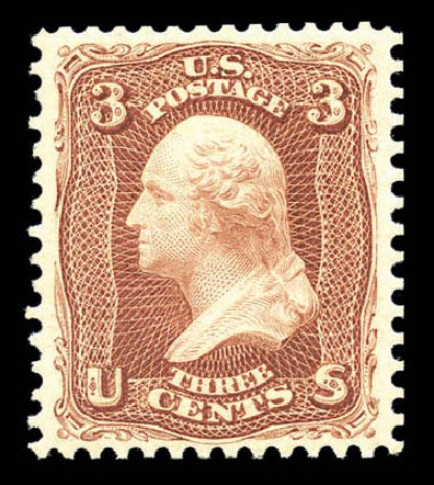 US Stamps Price Scott Catalogue #104 - 3c 1875 Washington Without Grill. Matthew Bennett International, Sep 2010, Sale 332, Lot 2015