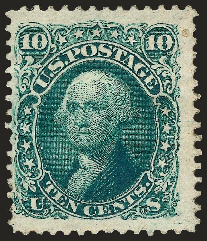 Value of US Stamps Scott Catalogue 106: 10c 1875 Washington Without Grill. Robert Siegel Auction Galleries, Sep 2008, Sale 962, Lot 2369