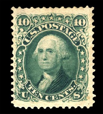 Cost of US Stamp Scott #106 - 1875 10c Washington Without Grill. Cherrystone Auctions, Mar 2010, Sale 201003, Lot 75