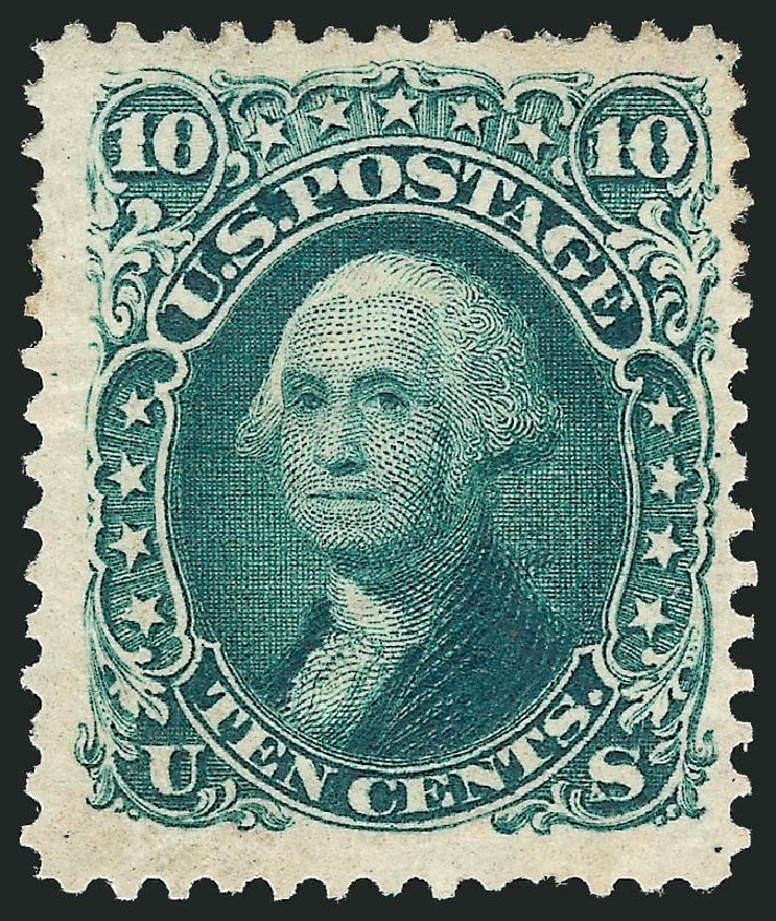 Costs of US Stamps Scott Catalogue 106 - 10c 1875 Washington Without Grill. Robert Siegel Auction Galleries, Oct 2010, Sale 997, Lot 5423