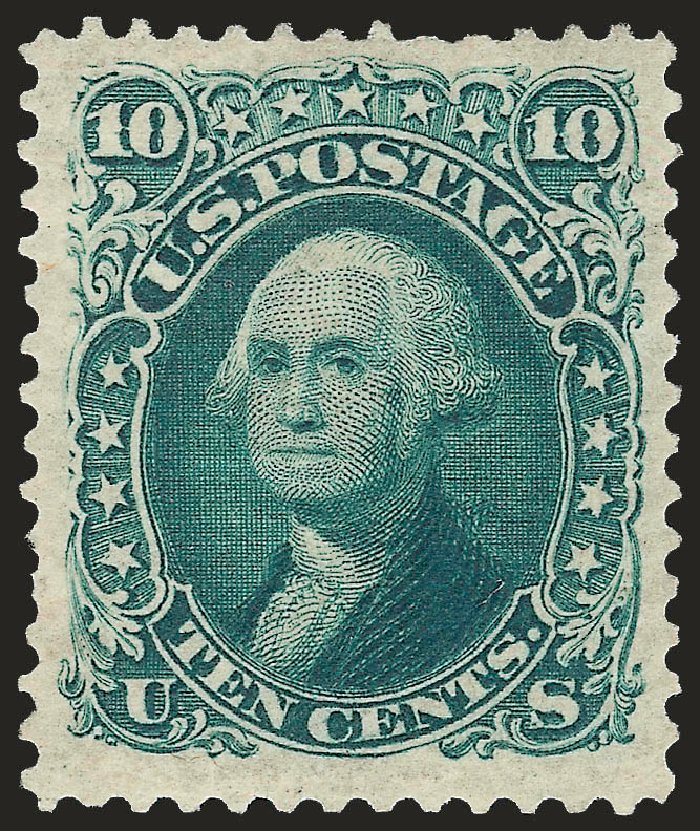 Costs of US Stamps Scott # 106: 10c 1875 Washington Without Grill. Robert Siegel Auction Galleries, Apr 2009, Sale 972, Lot 3106