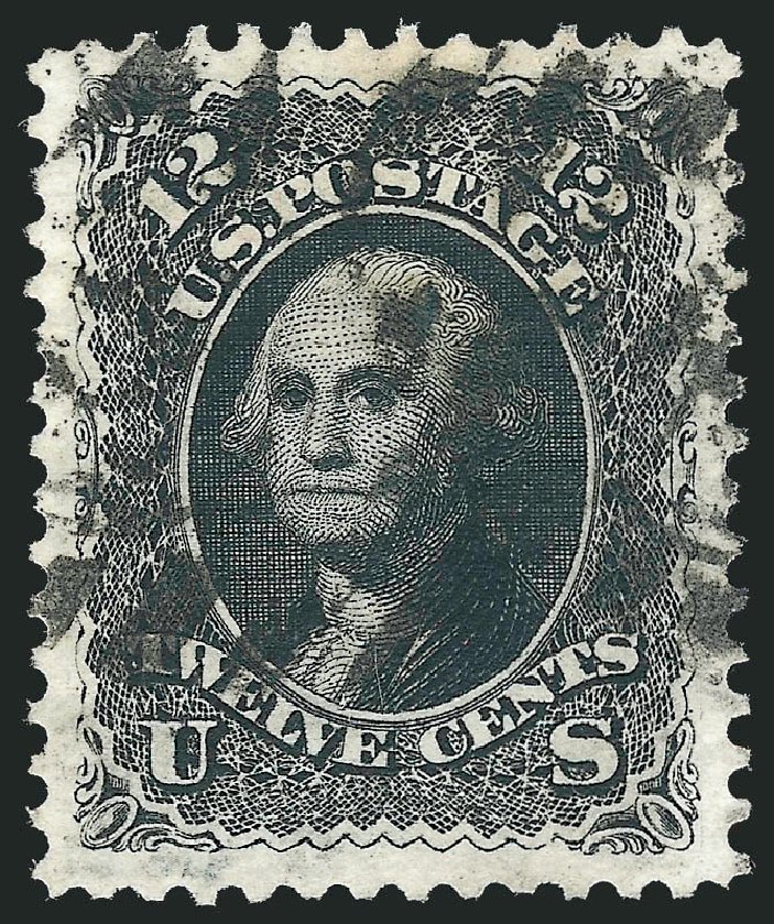 Price of US Stamps Scott #107: 1875 12c Washington Without Grill. Robert Siegel Auction Galleries, Nov 2012, Sale 1034, Lot 117