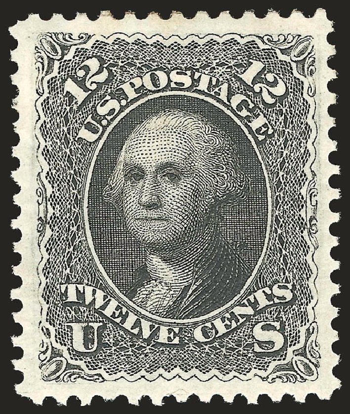 Prices of US Stamp Scott Catalogue #107: 12c 1875 Washington Without Grill. Robert Siegel Auction Galleries, Apr 2009, Sale 972, Lot 3107