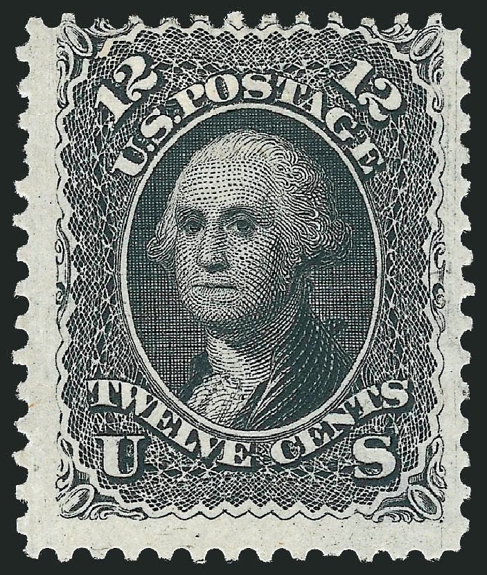 Value of US Stamp Scott Catalog #107: 12c 1875 Washington Without Grill. Robert Siegel Auction Galleries, Oct 2010, Sale 997, Lot 5427