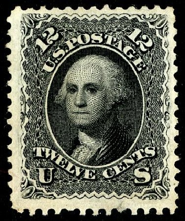 Prices of US Stamp Scott Catalog # 107: 1875 12c Washington Without Grill. Matthew Bennett International, May 2008, Sale 327, Lot 108