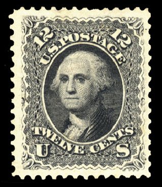 Costs of US Stamps Scott Catalogue # 107: 12c 1875 Washington Without Grill. Cherrystone Auctions, Mar 2010, Sale 201003, Lot 78