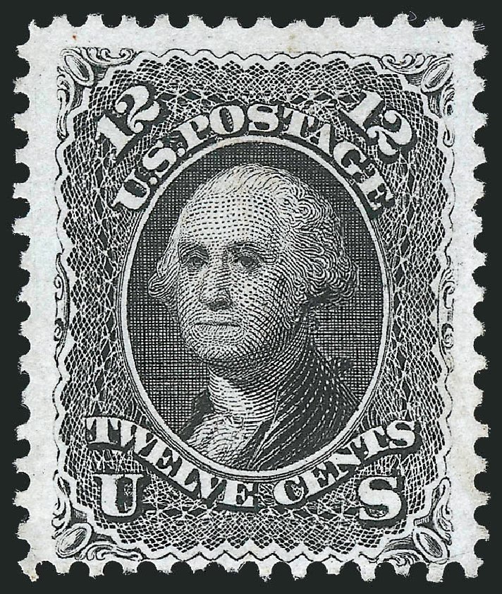 Cost of US Stamp Scott Catalog 107 - 12c 1875 Washington Without Grill. Robert Siegel Auction Galleries, Dec 2012, Sale 1037, Lot 1644