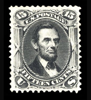 US Stamps Prices Scott Catalog # 108 - 15c 1875 Lincoln Without Grill. Cherrystone Auctions, Jun 2012, Sale 201206, Lot 56