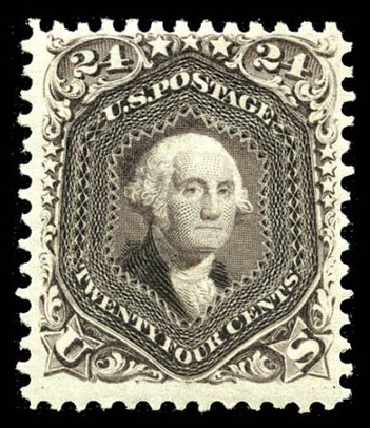 Price of US Stamps Scott Catalog # 109: 1875 24c Washington Without Grill. Matthew Bennett International, Feb 2012, Sale 340, Lot 208