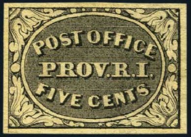 US Stamp Value Scott Catalogue #10X1: 5c 1846 Providence Postmasters Provisional. Harmer-Schau Auction Galleries, May 2012, Sale 93, Lot 228