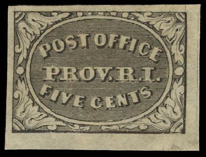 Prices of US Stamps Scott Catalog #10X1 - 5c 1846 Providence Postmasters Provisional. Daniel Kelleher Auctions, Aug 2012, Sale 631, Lot 638