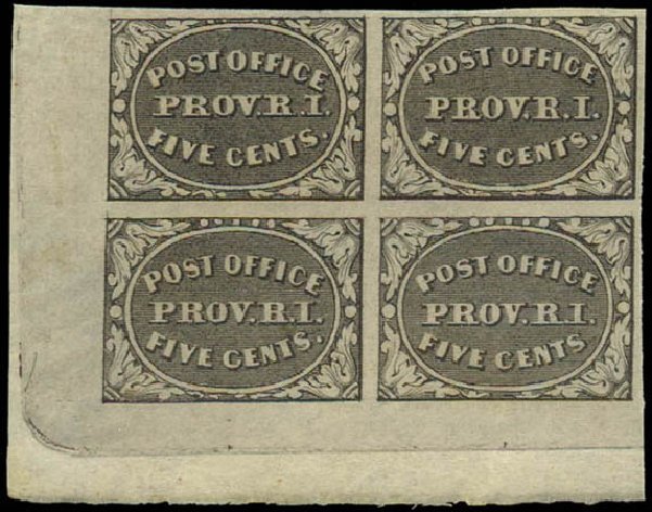 US Stamps Value Scott Catalog #10X1: 5c 1846 Providence Postmasters Provisional. Daniel Kelleher Auctions, Jul 2011, Sale 625, Lot 610