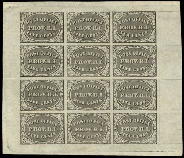 Value of US Stamp Scott Cat. 10X1: 5c 1846 Providence Postmasters Provisional. Daniel Kelleher Auctions, Aug 2012, Sale 631, Lot 640