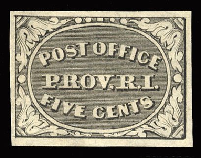 US Stamps Value Scott Catalog #10X1 - 1846 5c Providence Postmasters Provisional. Cherrystone Auctions, Mar 2013, Sale 201303, Lot 1