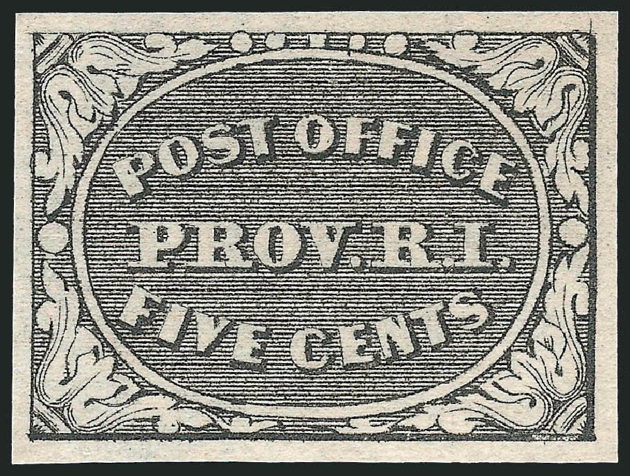 Costs of US Stamp Scott # 10X1: 1846 5c Providence Postmasters Provisional. Robert Siegel Auction Galleries, Oct 2011, Sale 1013, Lot 264