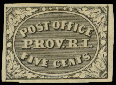 Price of US Stamp Scott Catalogue #10X1 - 1846 5c Providence Postmasters Provisional. Daniel Kelleher Auctions, Sep 2013, Sale 639, Lot 3025
