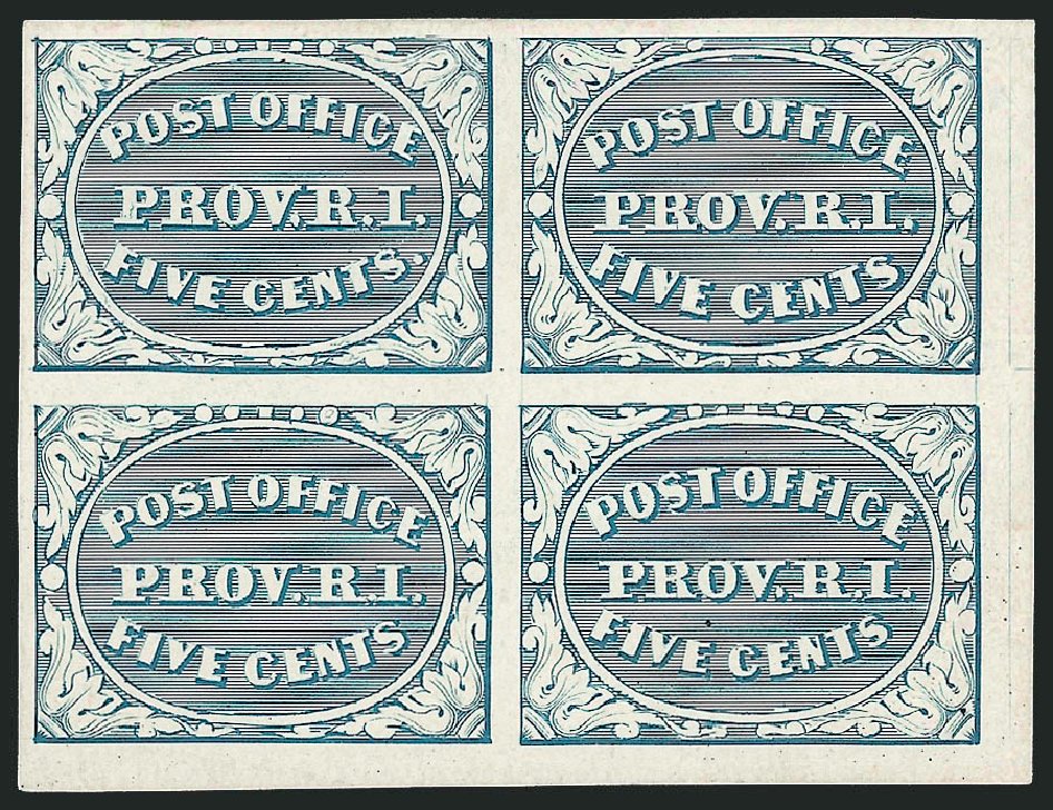 Price of US Stamps Scott # 10X1 - 5c 1846 Providence Postmasters Provisional. Robert Siegel Auction Galleries, Dec 2014, Sale 1090, Lot 1095
