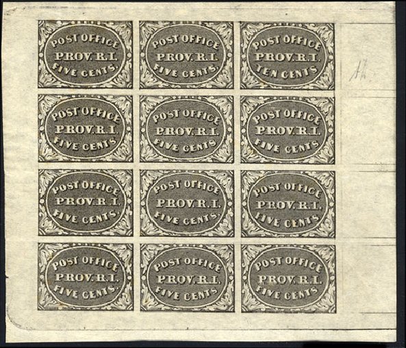 US Stamp Price Scott # 10X2 - 5c 1846 Providence Postmasters Provisional. Cherrystone Auctions, Jan 2009, Sale 200901, Lot 2