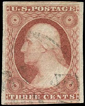 US Stamps Value Scott 11: 1851 3c Washington. Regency-Superior, Nov 2014, Sale 108, Lot 57
