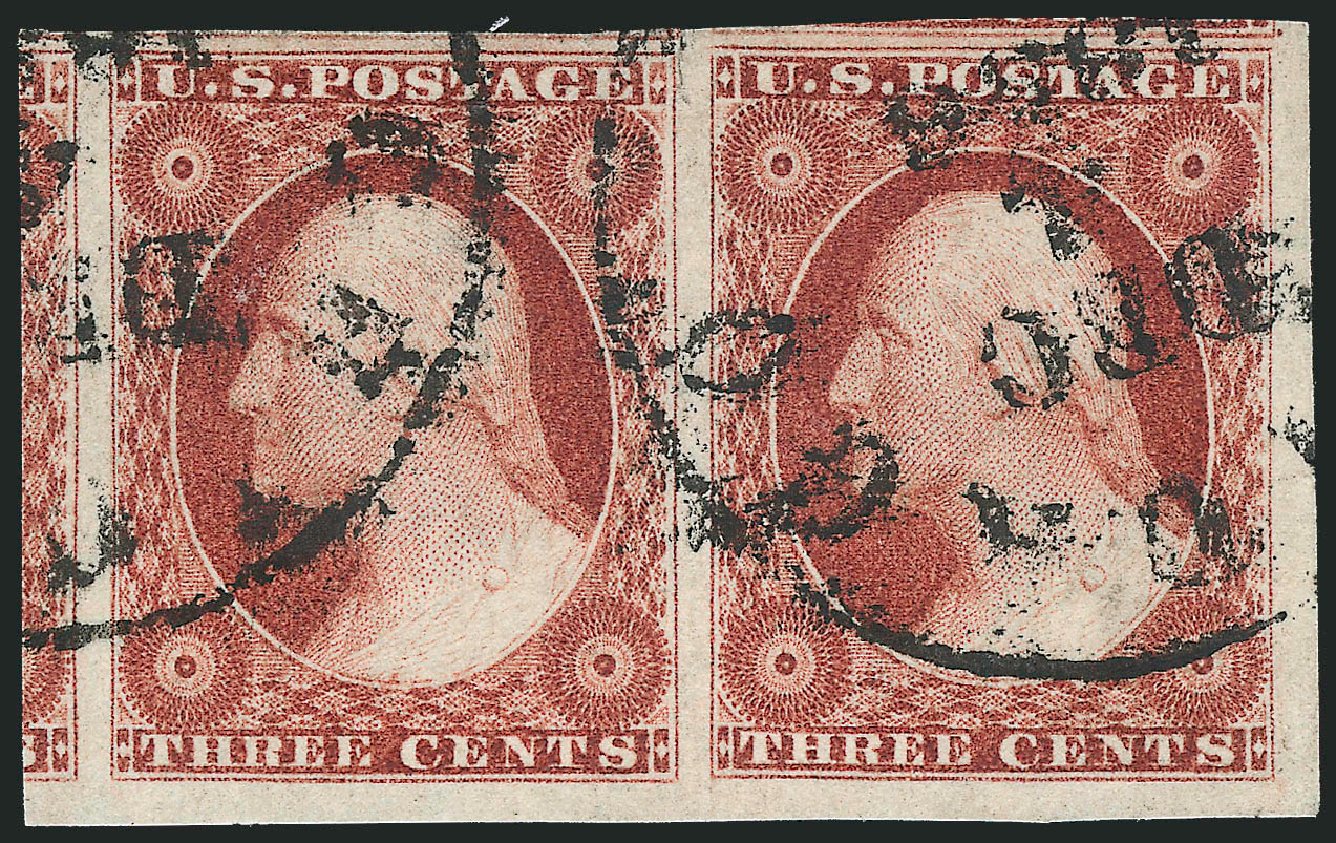 Value of US Stamps Scott Catalogue # 11 - 1851 3c Washington. Robert Siegel Auction Galleries, Dec 2011, Sale 1017, Lot 247