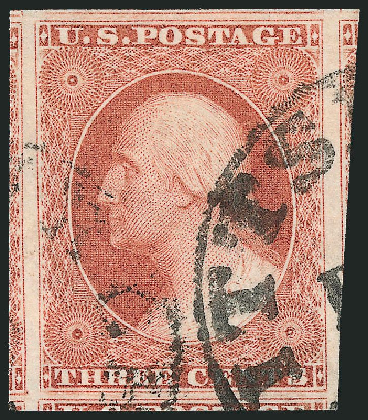 Cost of US Stamp Scott #11 - 3c 1851 Washington. Robert Siegel Auction Galleries, Dec 2011, Sale 1017, Lot 457
