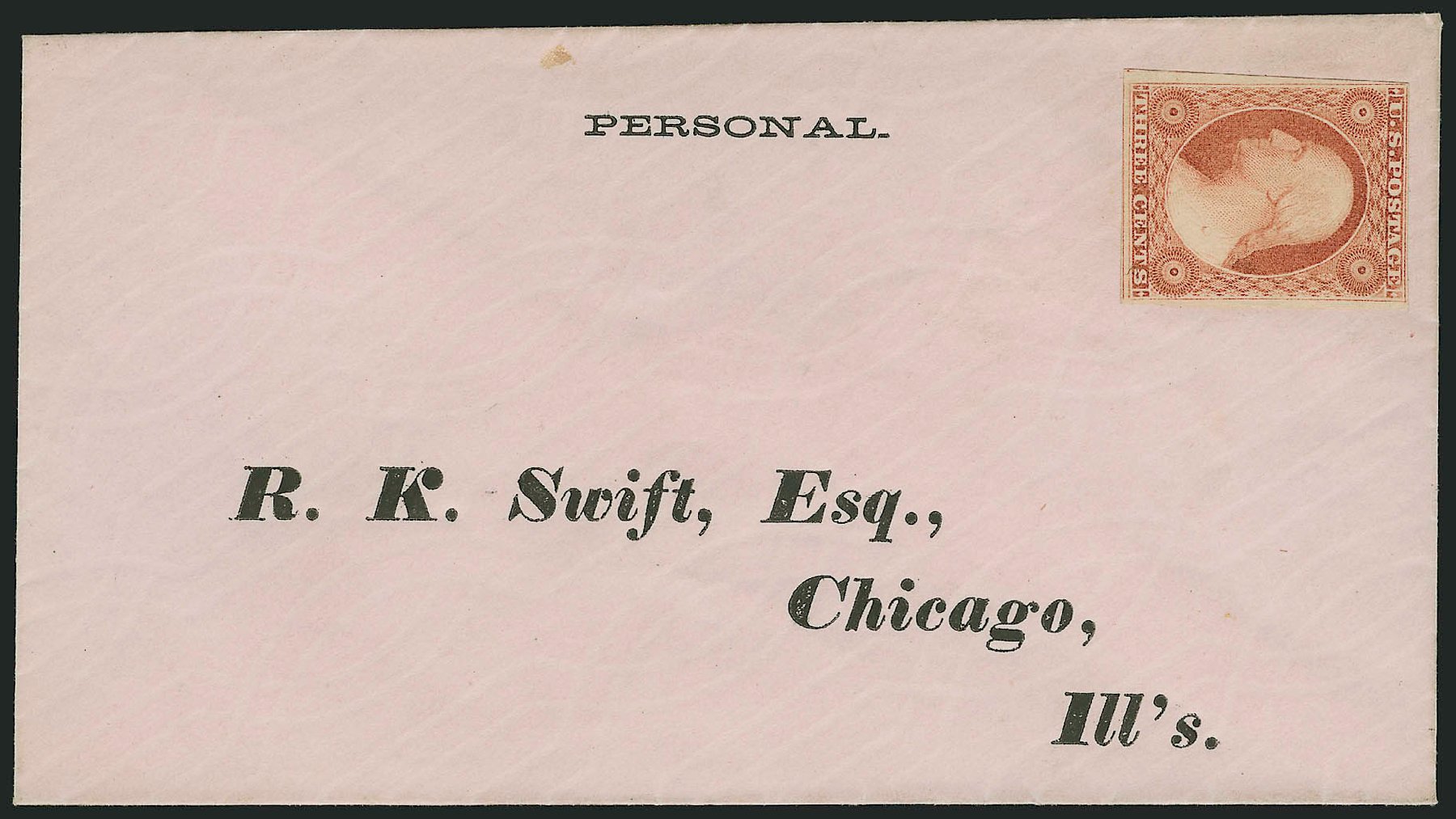 US Stamps Values Scott 11 - 1851 3c Washington. Robert Siegel Auction Galleries, Dec 2008, Sale 964, Lot 187