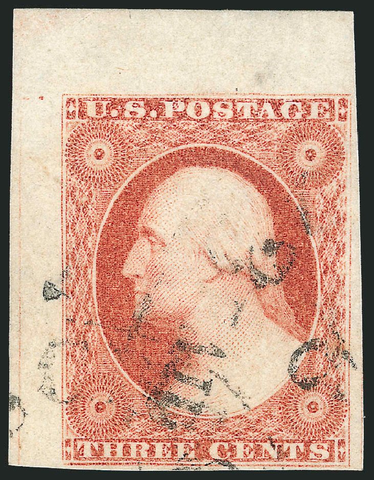 Price of US Stamps Scott Catalog 11: 1851 3c Washington. Robert Siegel Auction Galleries, Dec 2011, Sale 1017, Lot 339