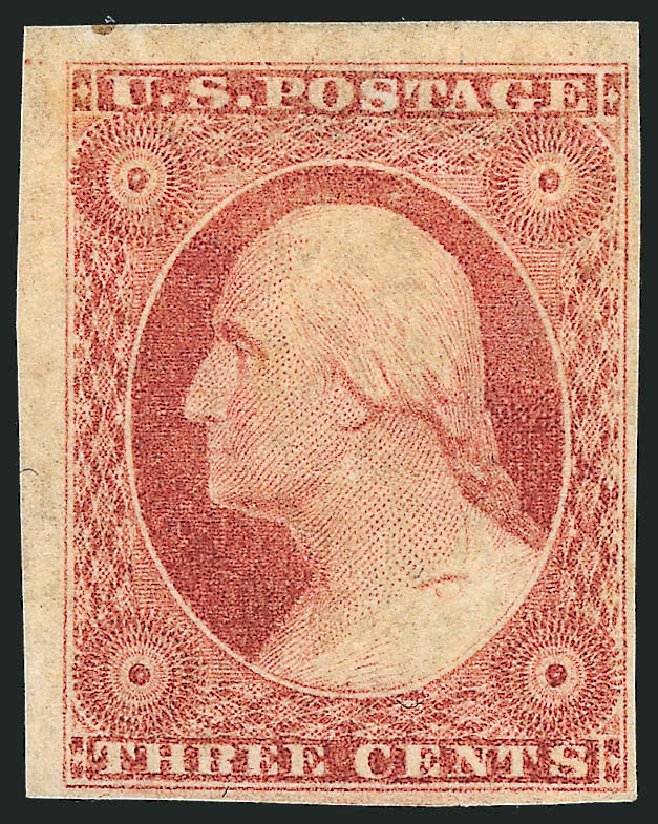 US Stamp Price Scott Cat. # 11 - 1851 3c Washington. Robert Siegel Auction Galleries, Mar 2012, Sale 1021, Lot 129
