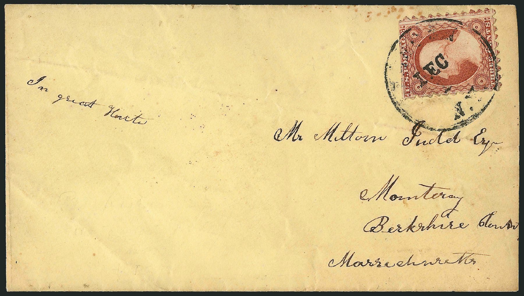 Prices of US Stamp Scott Cat. # 11 - 1851 3c Washington. Robert Siegel Auction Galleries, Dec 2008, Sale 964, Lot 189