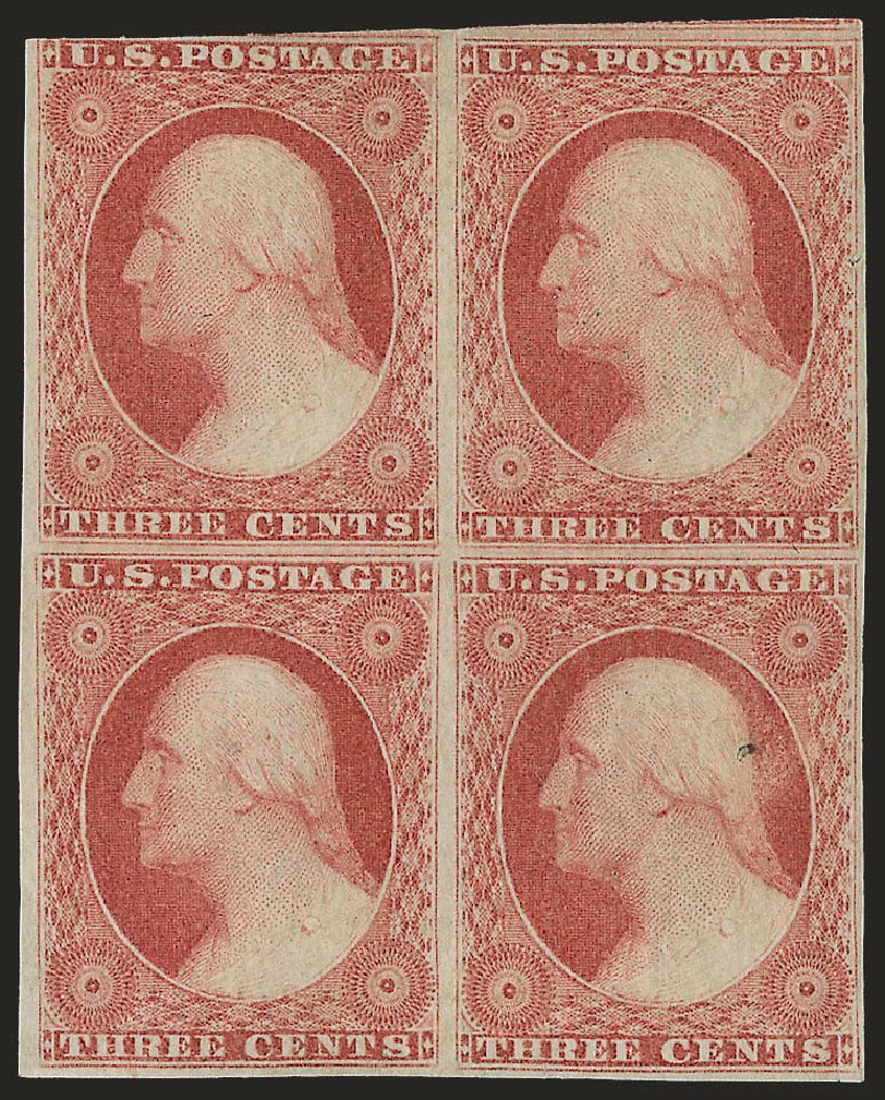 Costs of US Stamp Scott Catalogue #11: 3c 1851 Washington. Robert Siegel Auction Galleries, Apr 2010, Sale 984, Lot 89