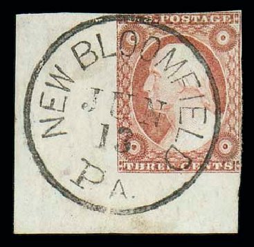 US Stamps Price Scott #11 - 3c 1851 Washington. Matthew Bennett International, Dec 2007, Sale 325, Lot 1430