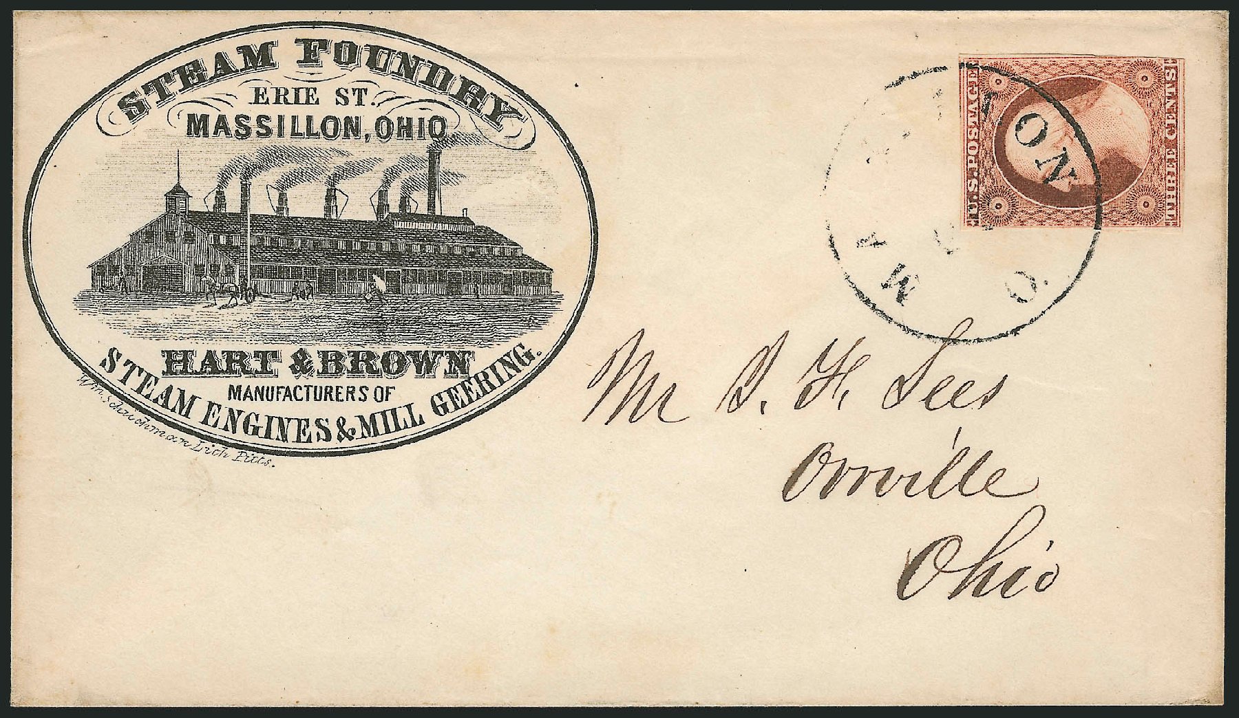 US Stamp Value Scott Catalogue #11 - 3c 1851 Washington. Robert Siegel Auction Galleries, Dec 2010, Sale 1002, Lot 3710