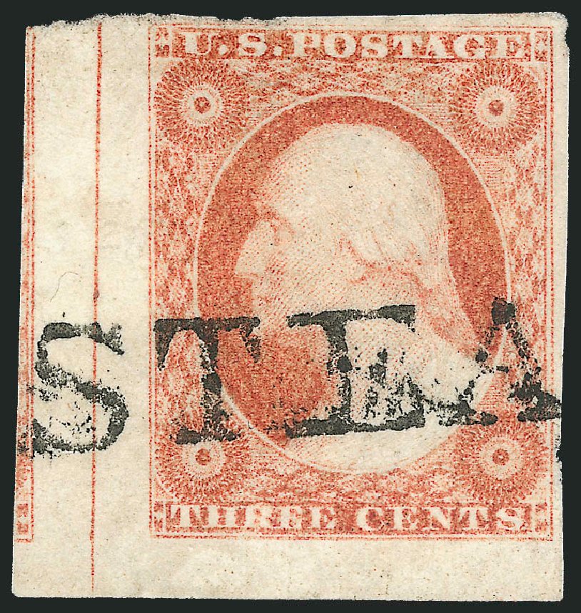 Costs of US Stamps Scott Cat. #11: 3c 1851 Washington. Robert Siegel Auction Galleries, Dec 2011, Sale 1017, Lot 310