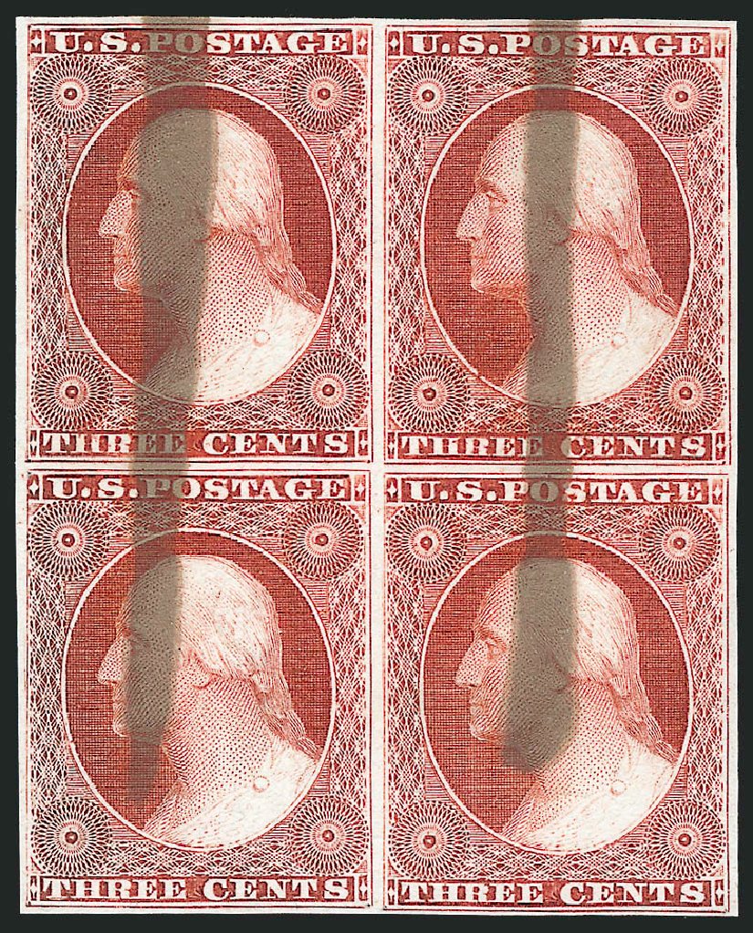 US Stamps Value Scott Catalogue #11: 3c 1851 Washington. Robert Siegel Auction Galleries, Jun 2012, Sale 1025, Lot 80