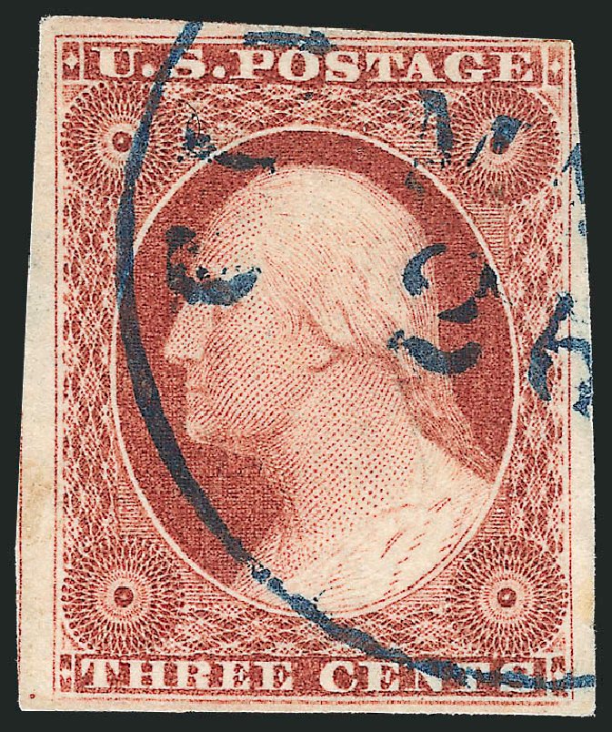 US Stamp Prices Scott Catalogue #11: 3c 1851 Washington. Robert Siegel Auction Galleries, Oct 2010, Sale 996, Lot 3090
