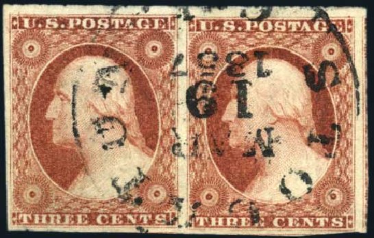 Costs of US Stamp Scott Cat. # 11: 1851 3c Washington. Harmer-Schau Auction Galleries, Oct 2009, Sale 83, Lot 301