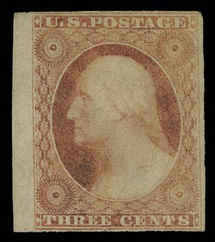 Prices of US Stamps Scott 11: 3c 1851 Washington. H.R. Harmer, May 2014, Sale 3005, Lot 1031