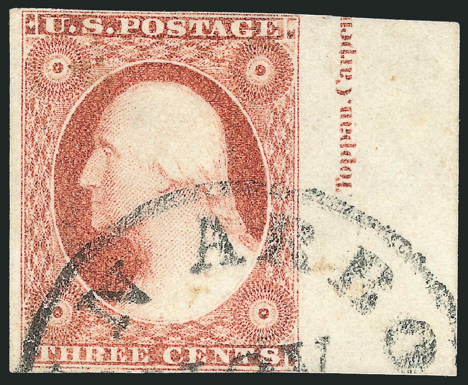 US Stamp Price Scott Catalogue 11: 3c 1851 Washington. Robert Siegel Auction Galleries, Dec 2011, Sale 1017, Lot 284