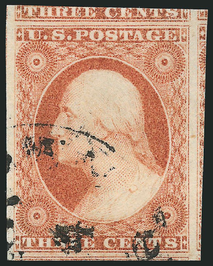 Value of US Stamp Scott 11: 1851 3c Washington. Robert Siegel Auction Galleries, Mar 2013, Sale 1040, Lot 1194